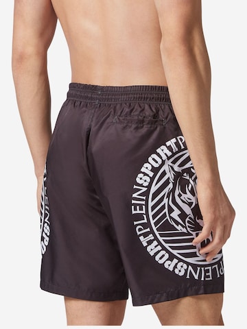 Plein Sport Badeshorts 'Tiger' in Schwarz