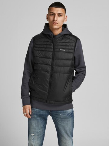 Gilet 'Ace' JACK & JONES en noir : devant