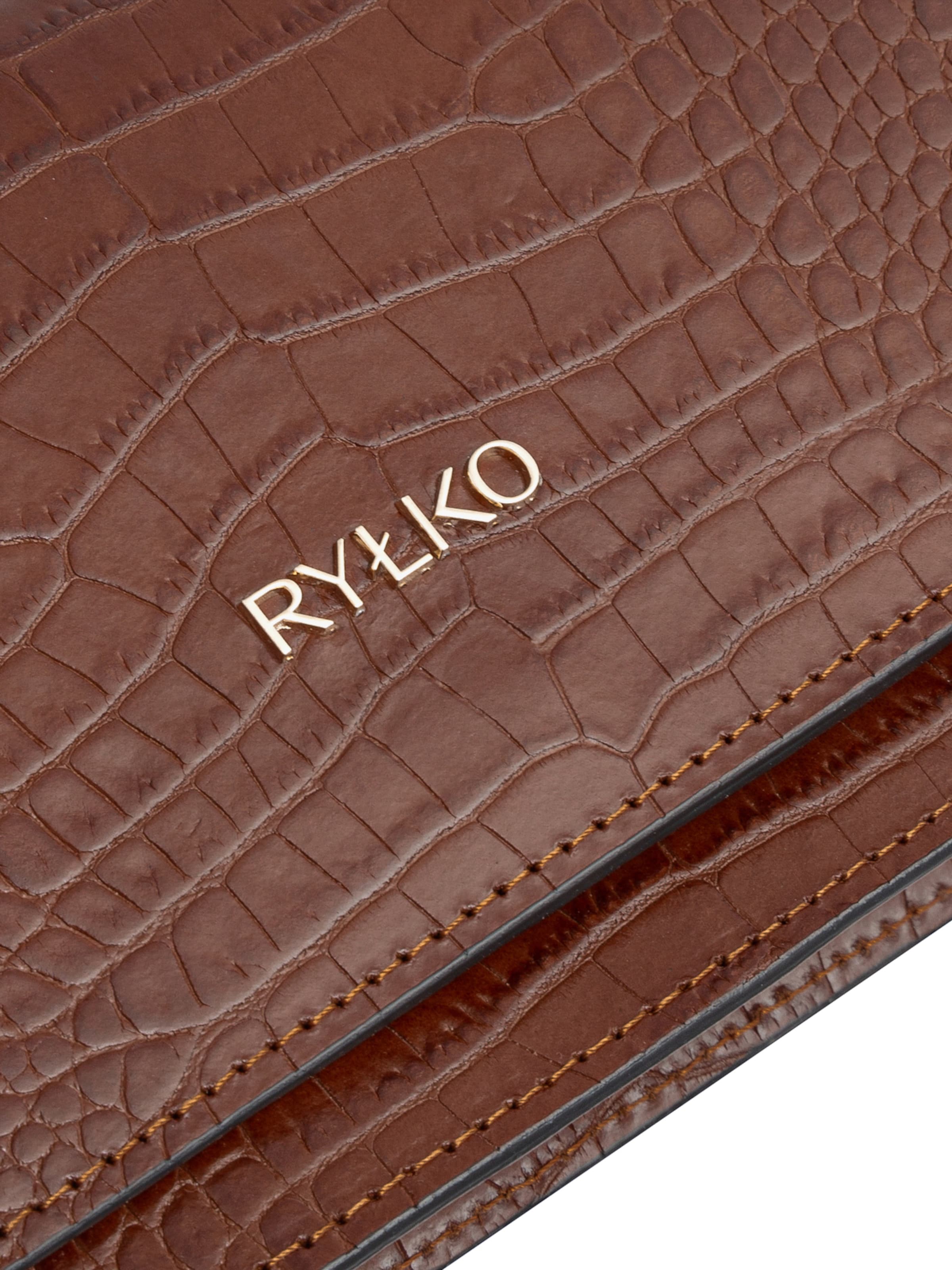 RYŁKO - Mala de ombro em castanho