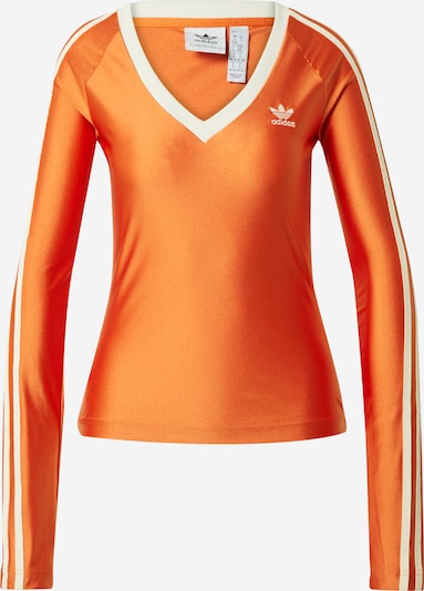ADIDAS ORIGINALS T-shirt 'Adicolor 70S' i orange / vit, Produktvy