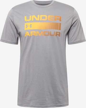 T-Shirt fonctionnel 'Team Issue' UNDER ARMOUR en gris : devant