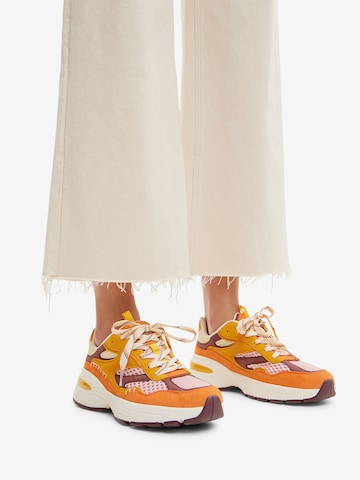 Desigual Sneakers laag 'Split' in Oranje: voorkant