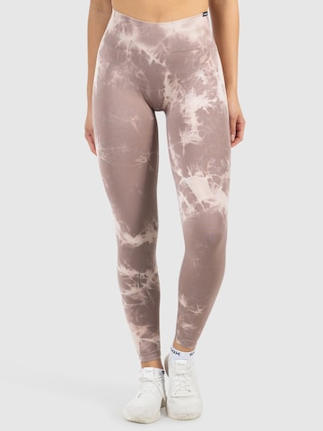Smilodox Slim fit Leggings ' Becci ' in Brown: front