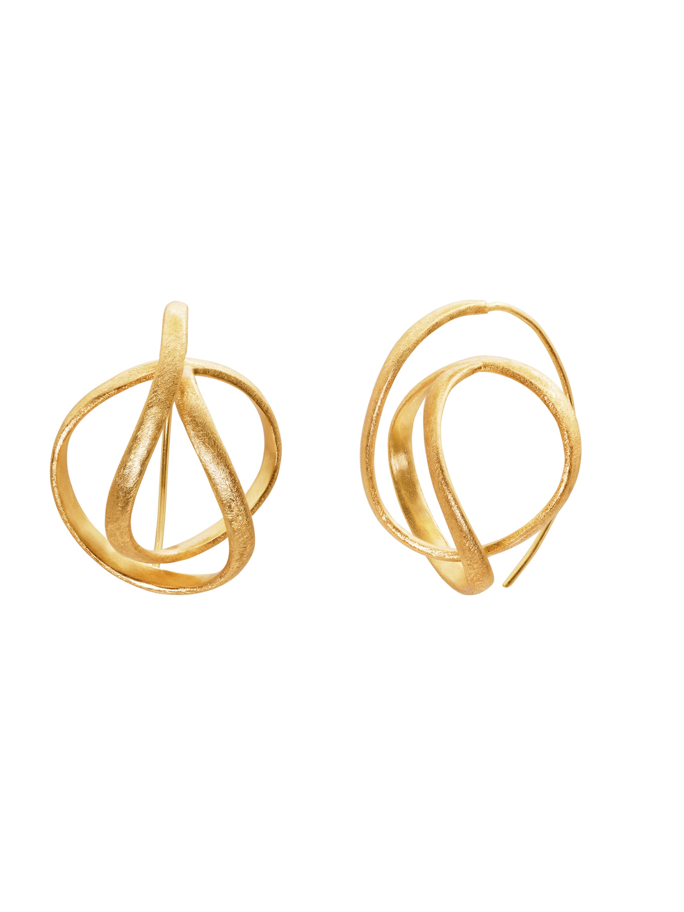 Heideman Ohrringe 'Roya' in Gold: Vorderseite