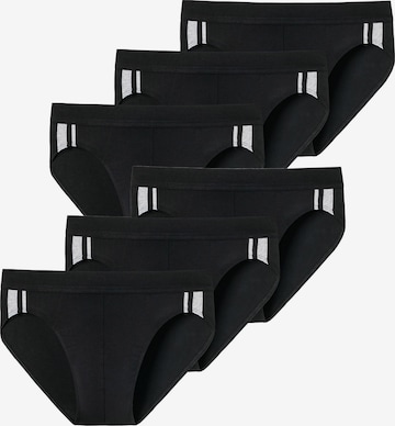 Slip SCHIESSER en noir : devant