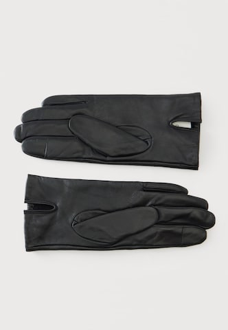 Calvin Klein Vingerhandschoenen 'RAISED' in Zwart