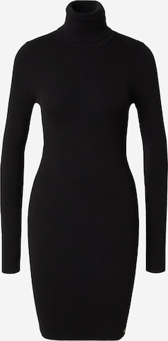 Calvin Klein Jeans Strikkjole i sort: forside