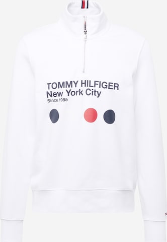 TOMMY HILFIGER Mikina – bílá: přední strana