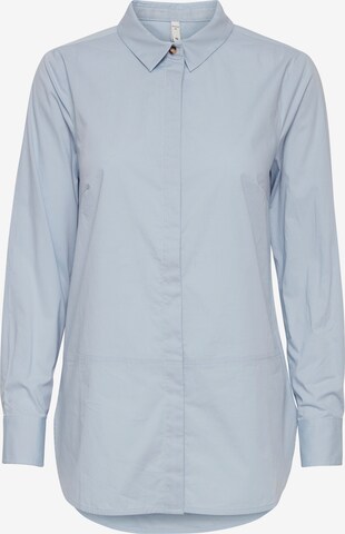 PULZ Jeans Blouse 'ELNA' in Blue: front