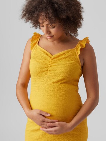 MAMALICIOUS Kjole 'Linde' i gul