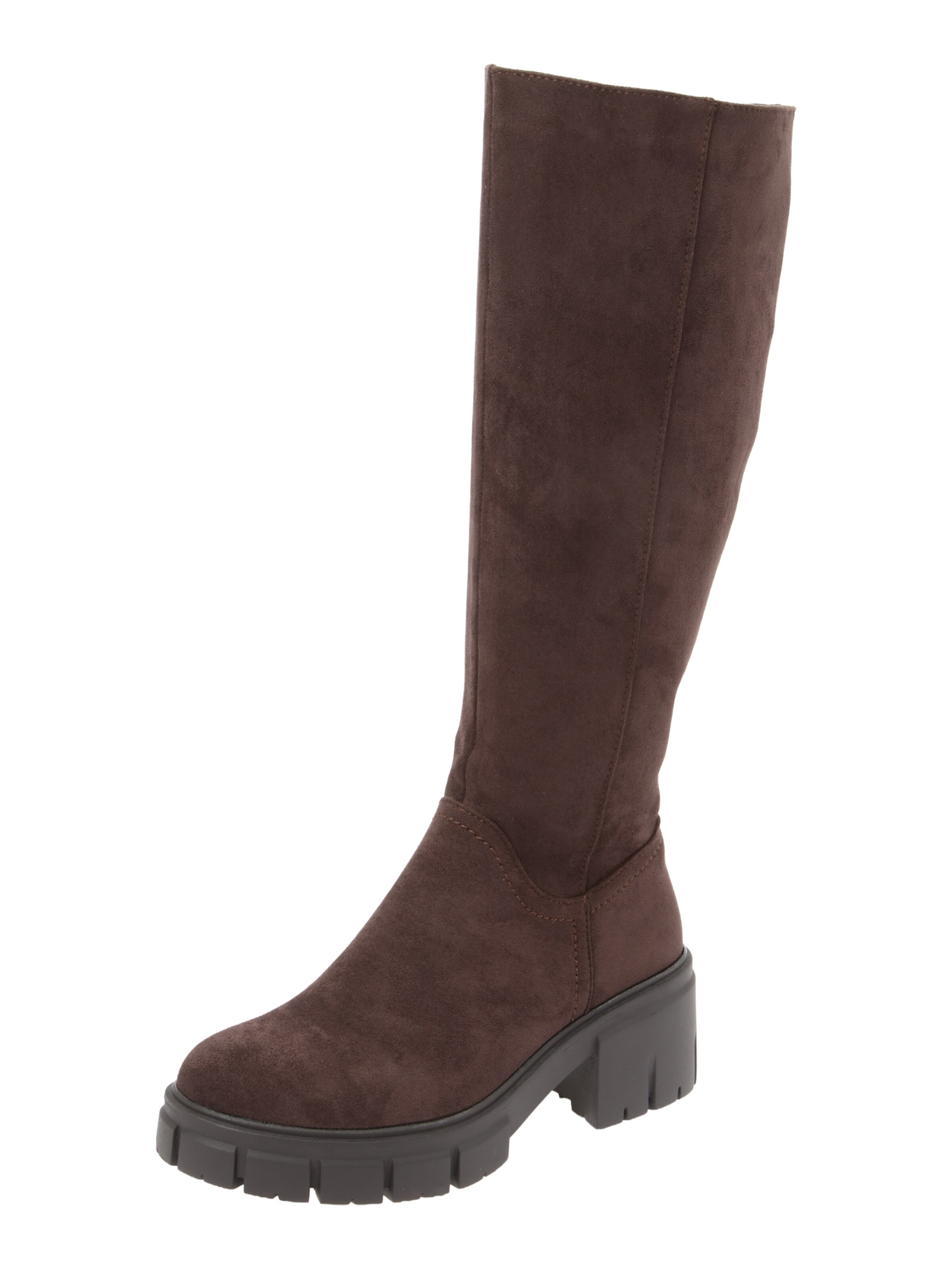 ABOUT YOU Škornji 'Annabelle' | rjava barva: sprednja stran