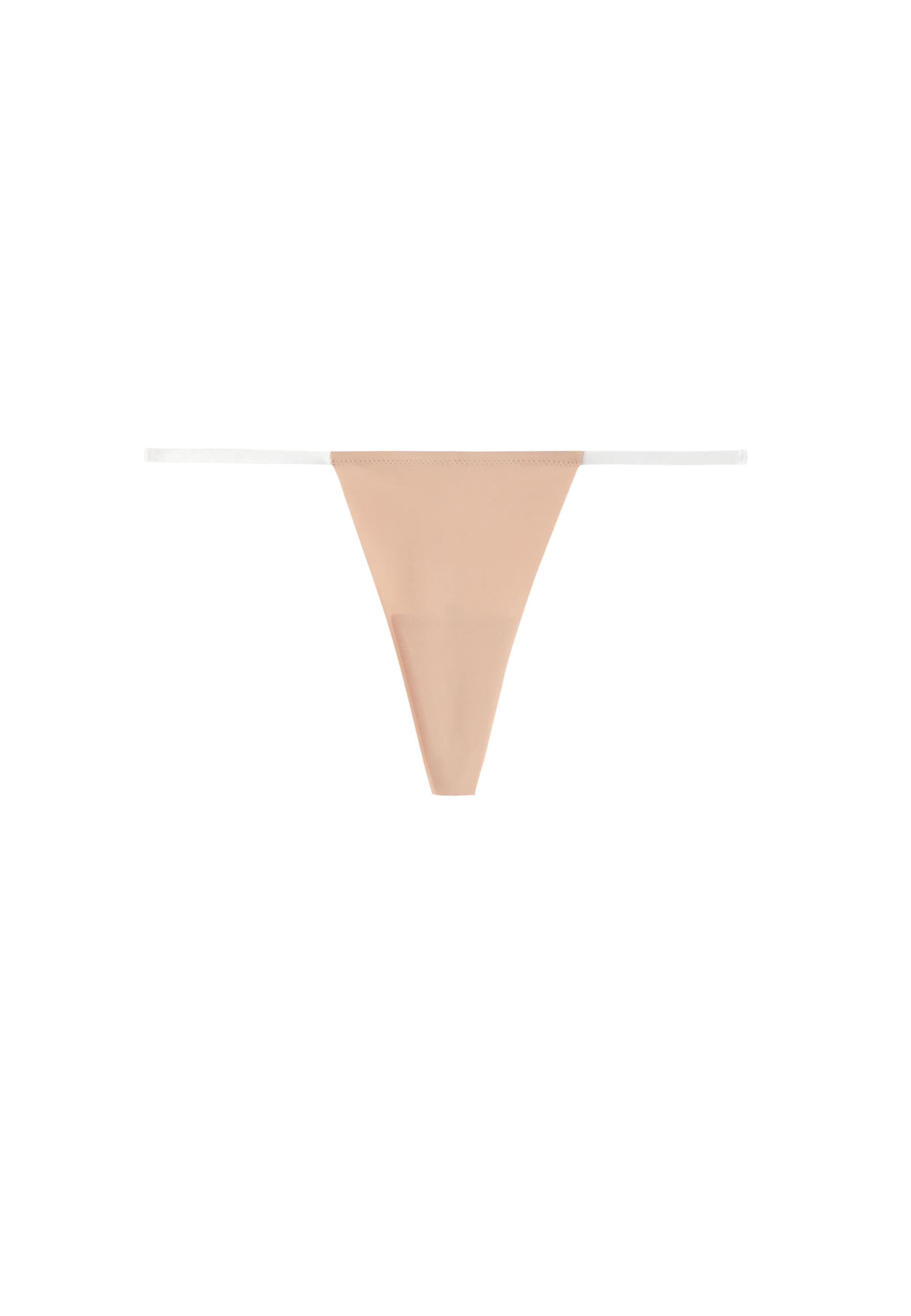 INTIMISSIMI Thong in Beige: front