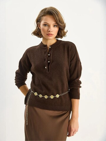 Pull-over Bianco Lucci en marron