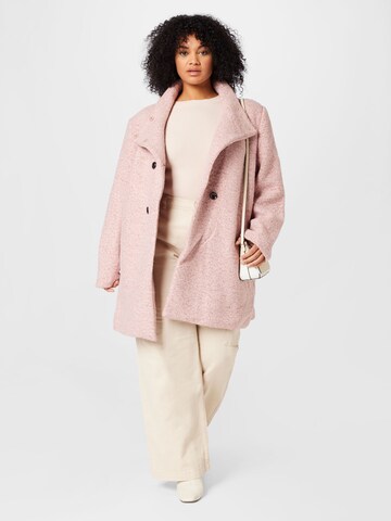 Manteau mi-saison 'Sophia' ONLY Carmakoma en rose