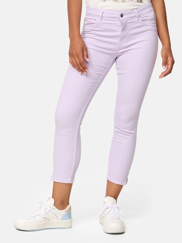 Coupe slim Jean Orsay en violet : devant