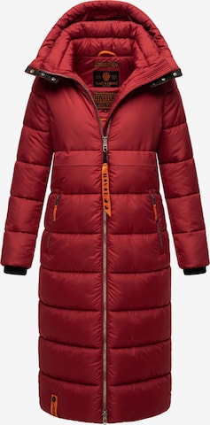 NAVAHOO - Sobretudo de inverno em vermelho: frente