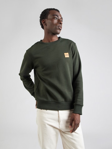 JACK & JONES Свитшот 'JJBrandy' в Зеленый: спереди