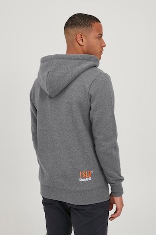 !Solid Zip-Up Hoodie 'BennZip' in Grey