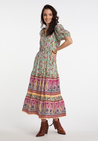 usha FESTIVAL Summer dress in Green: front