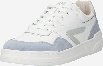 HUB - Zapatillas deportivas bajas en blanco: frente