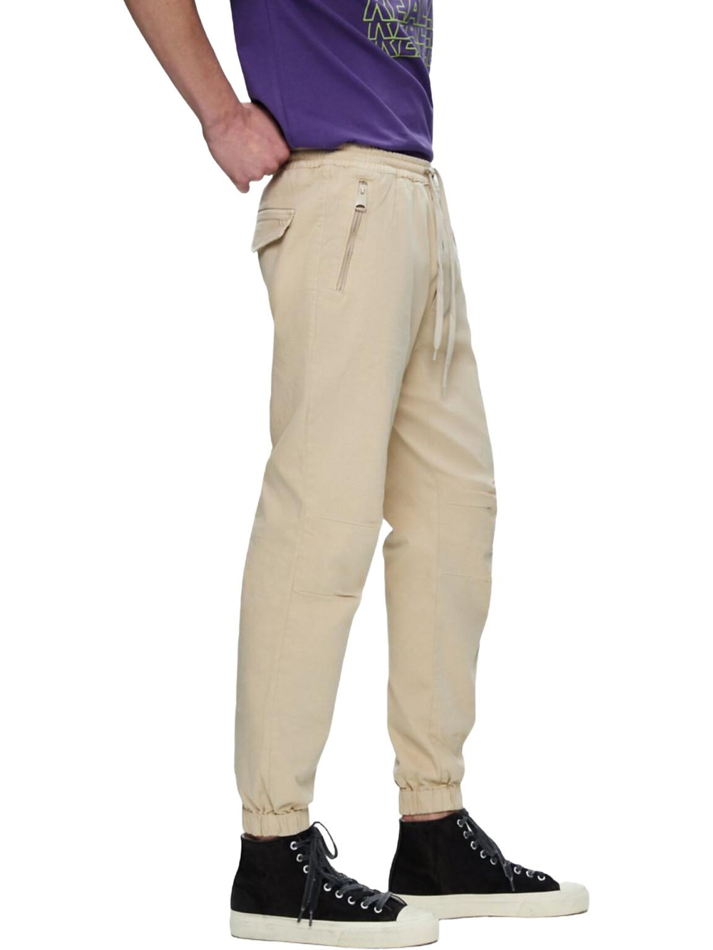 LTB Jeans - regular Vaquero 'LTB Jeans Herrenhose mit elastischem Bund' en beige