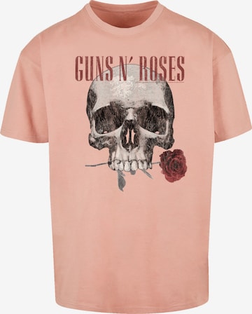 F4NT4STIC Shirt 'Guns 'n' Roses' in Beige: voorkant