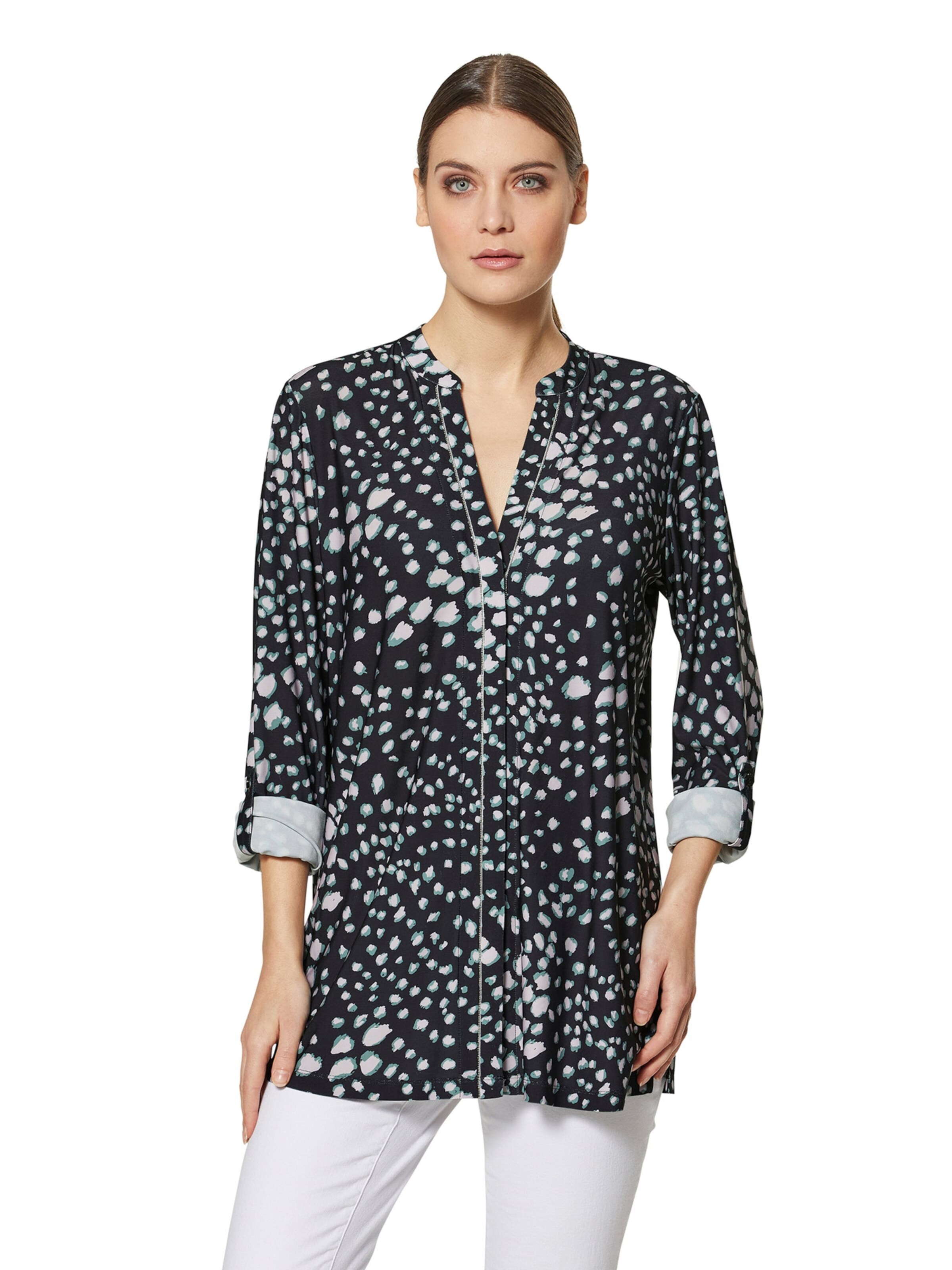 Chemisier MADELEINE en noir : devant