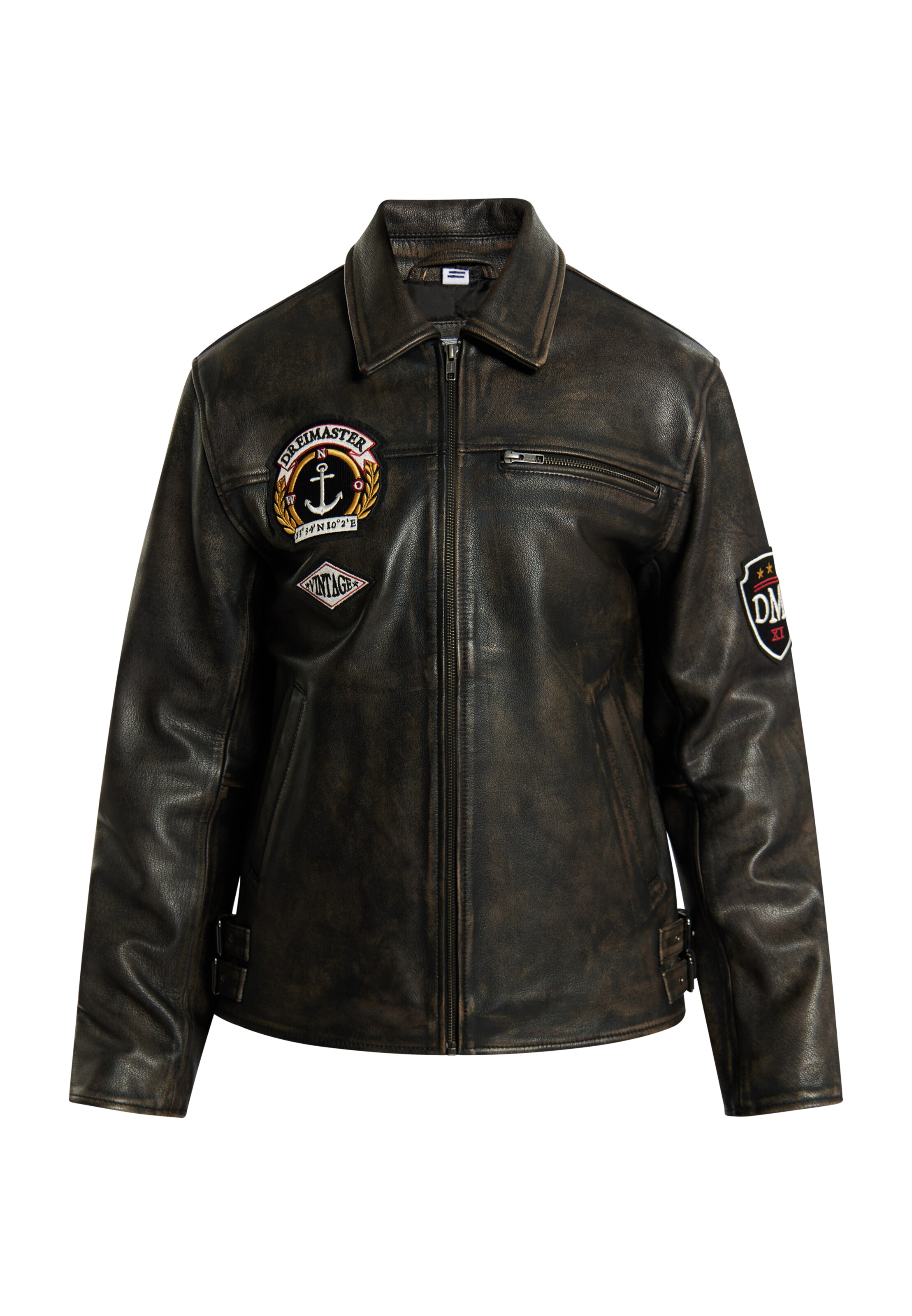 DreiMaster Vintage Between-season jacket in Brown: front