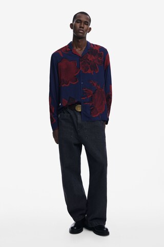 mėlyna Desigual Standartinis modelis Marškiniai