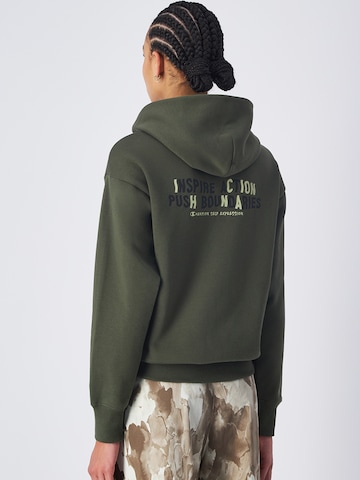 Champion Authentic Athletic Apparel Sweatshirt in Groen: voorkant