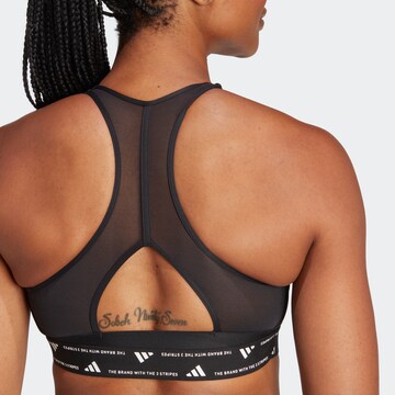 Bustier Soutien-gorge de sport 'Powerreact Training Medium-support' ADIDAS PERFORMANCE en noir