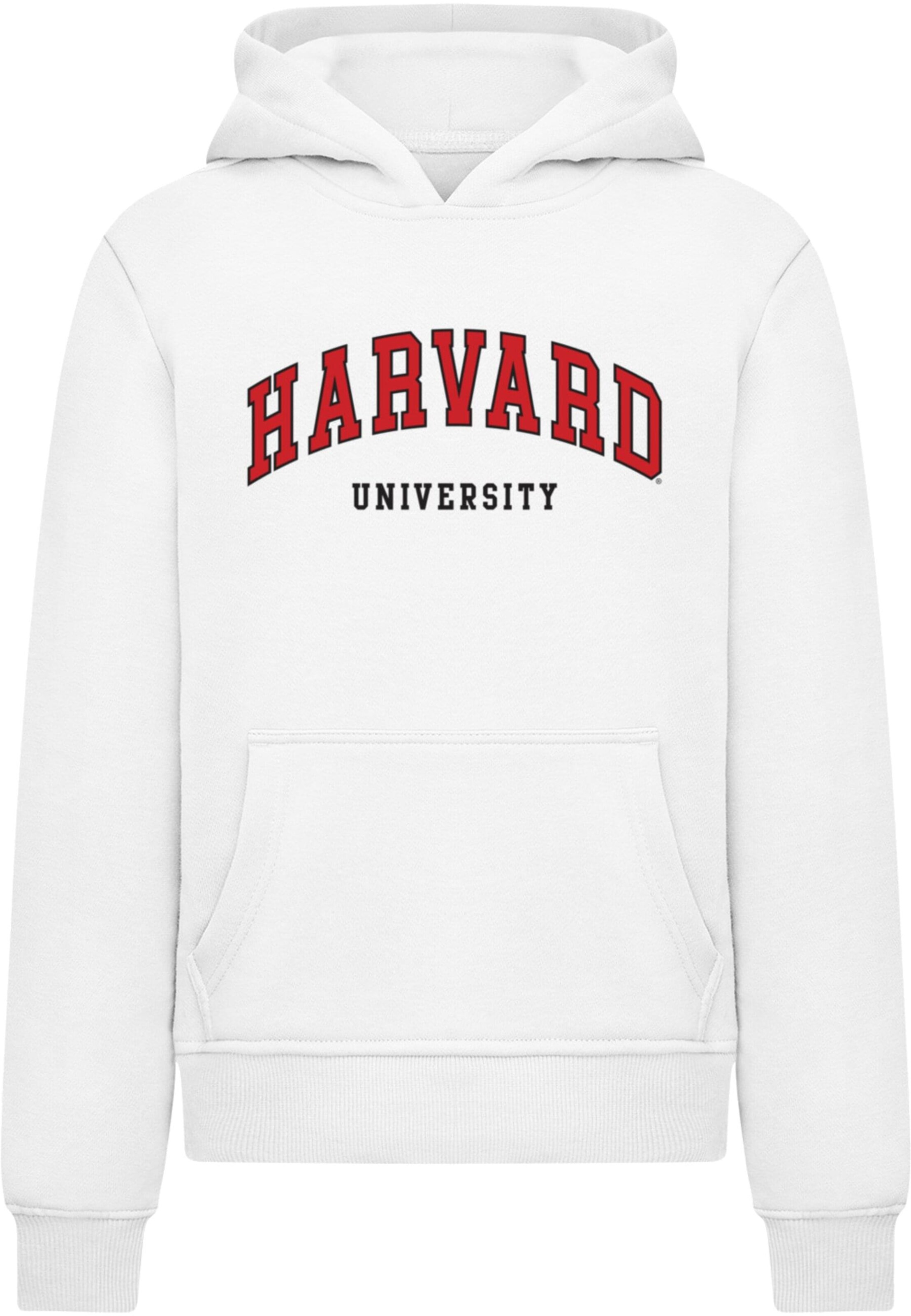 Merchcode Sweatshirt 'Harvard University' in White: front