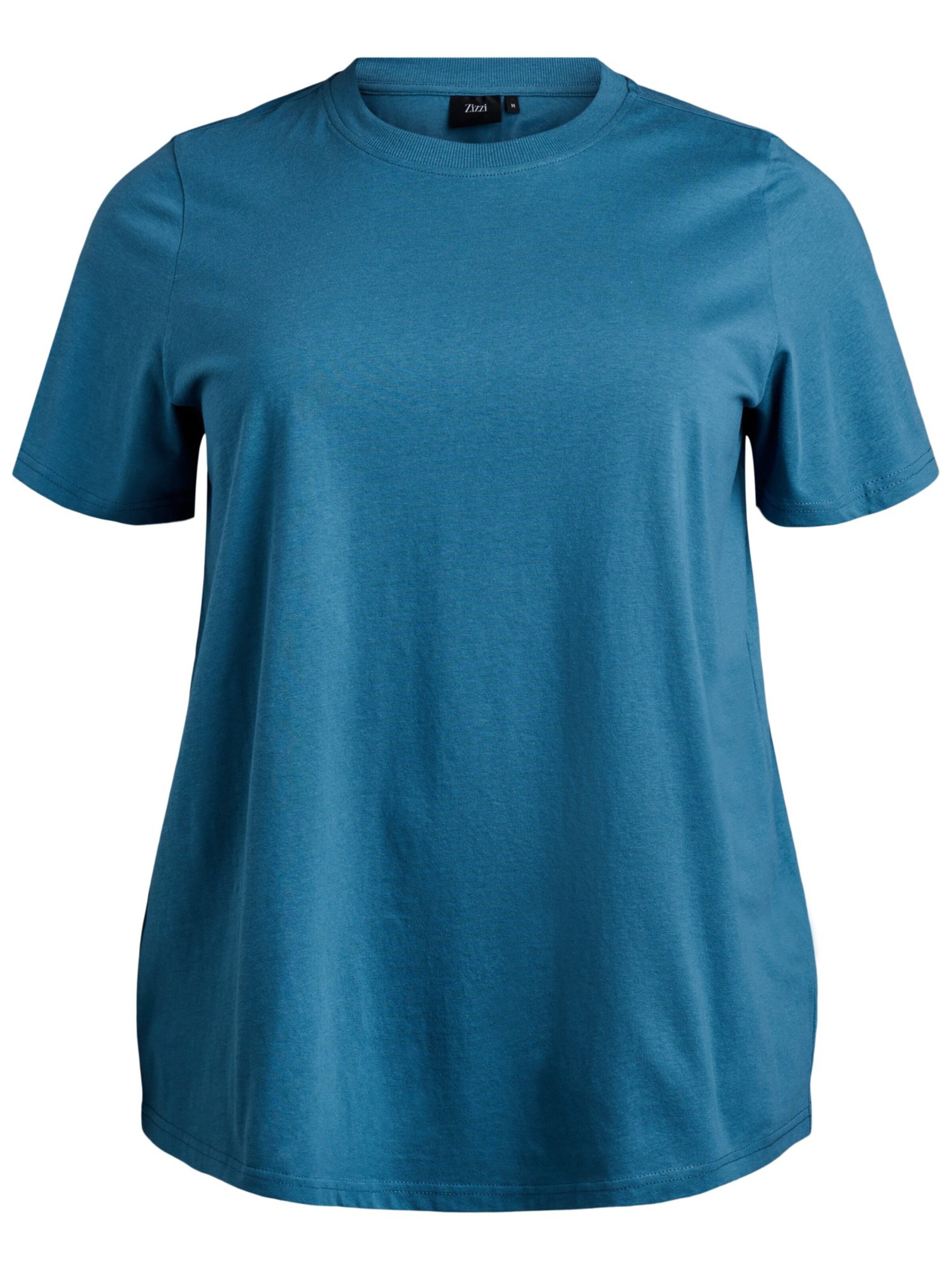 Zizzi Shirts 'VCHARLIN' i blå: forside