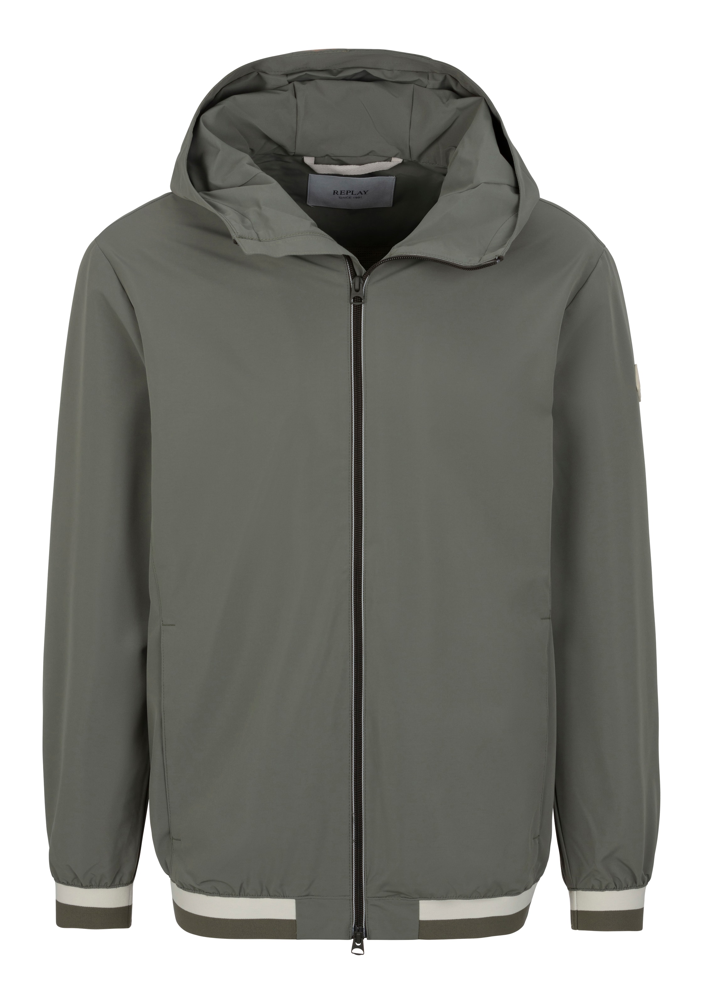 REPLAY Between-Season Jacket in Grey: front