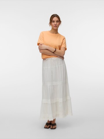 oranžinė VERO MODA Marškinėliai 'VMPAULINA'