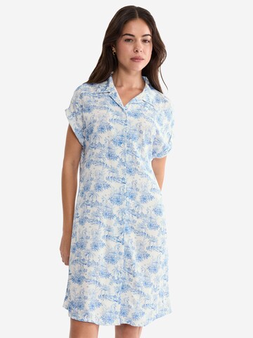 TRIUMPH Nachthemd ' Red Label Boyfriend Fit ' in Blau: Vorderseite