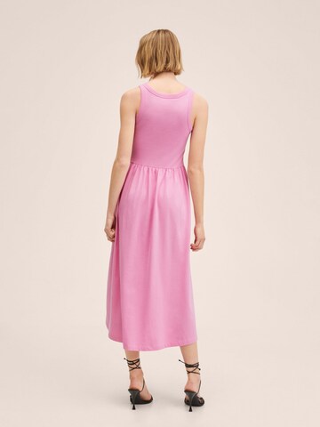 Robe 'SANDO' MANGO en rose