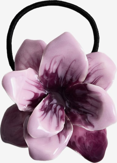 MANGO Scrunchie 'VIOLA' in cyclam / rosa / schwarz, Produktansicht