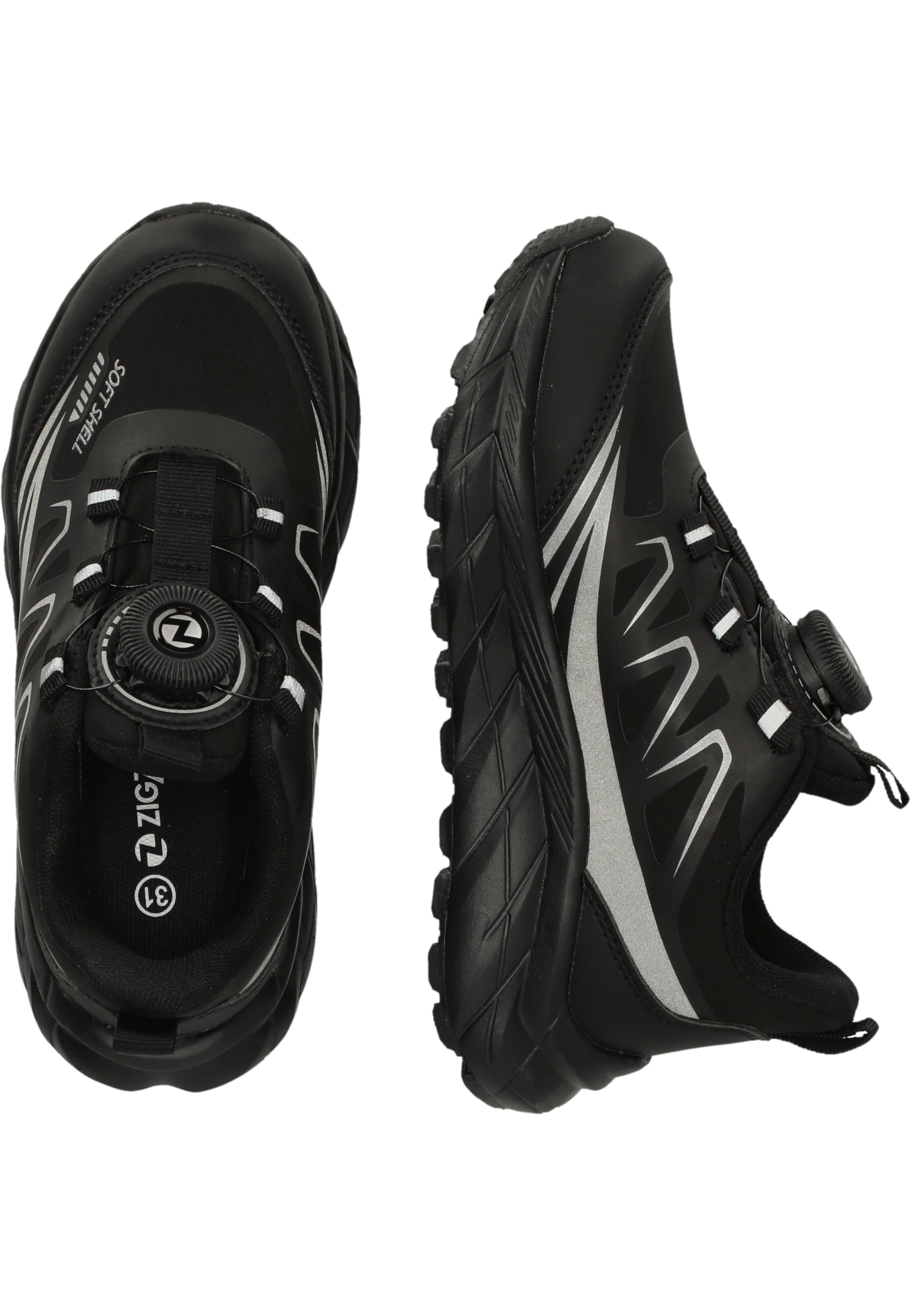 ZigZag Sneaker 'Nuovo' in Schwarz