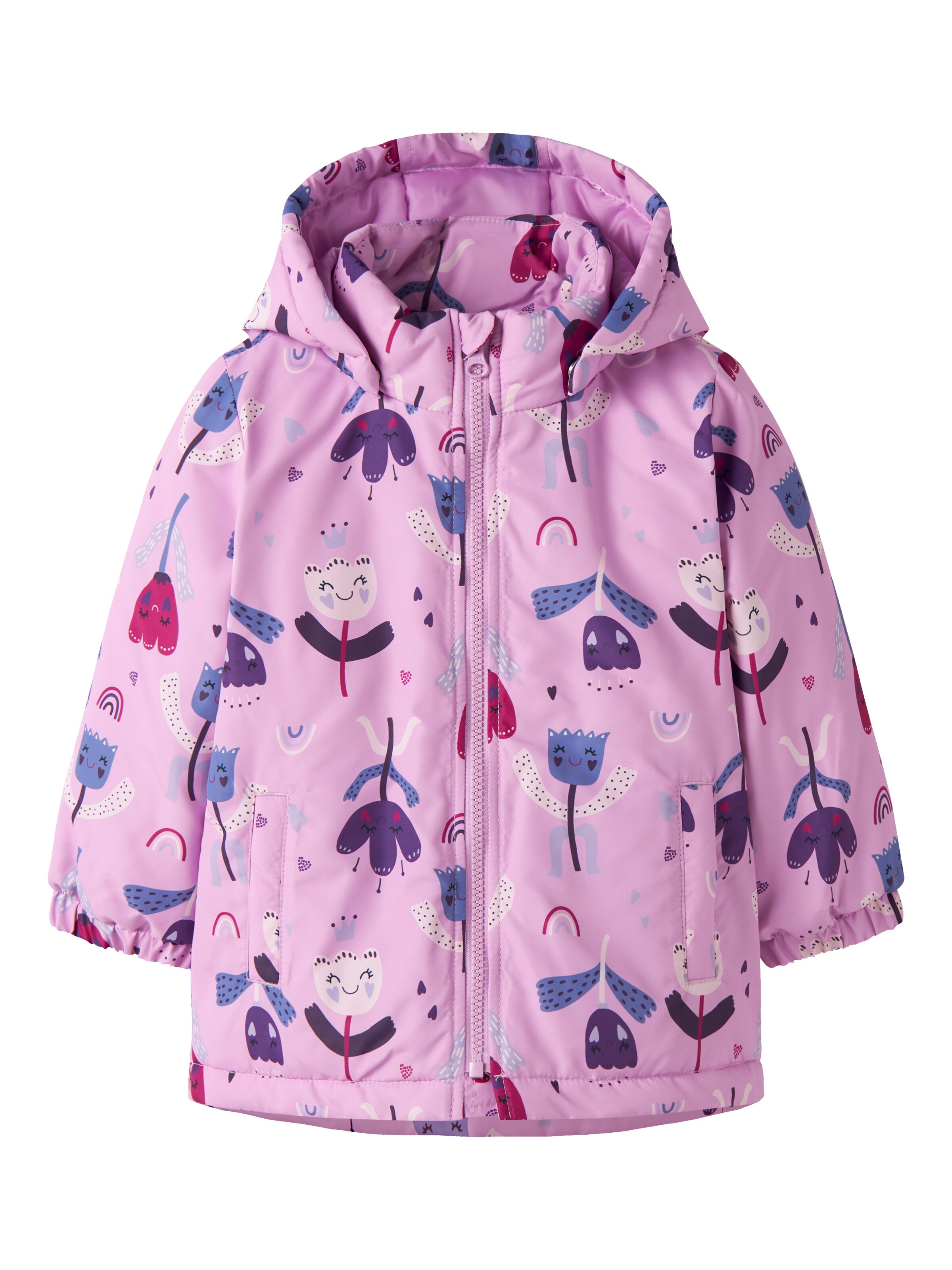 NAME IT Between-Season Jacket 'NMFMAXI' in Pink: front