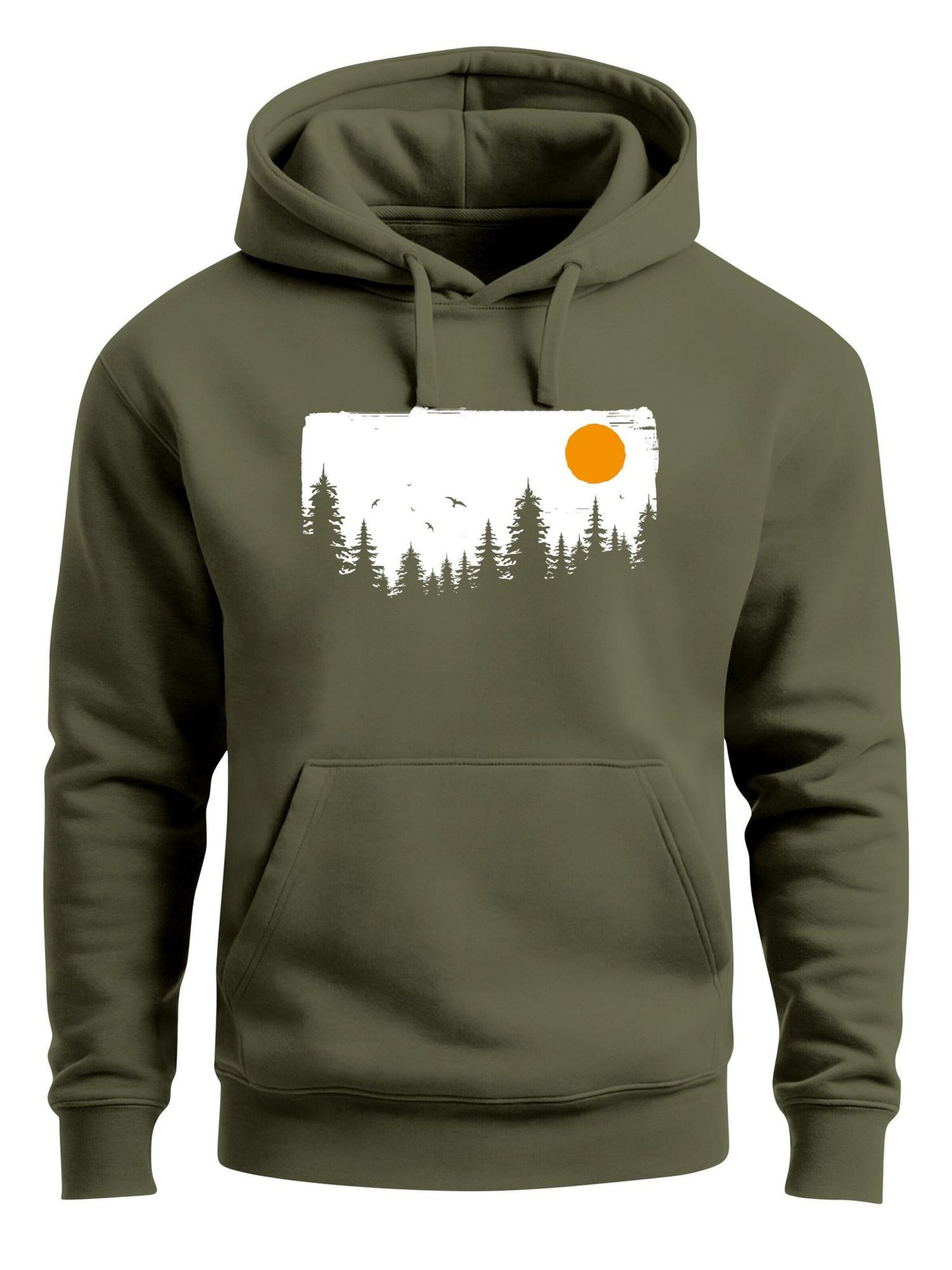 Neverless Sweatshirt 'Forest' in Green: front