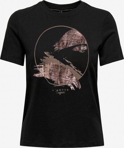 ONLY T-Shirt 'KITA' in altrosa / schwarz, Produktansicht