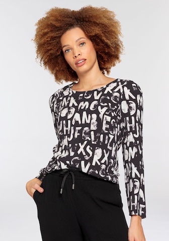 BOYSEN'S Blouse in Black: front