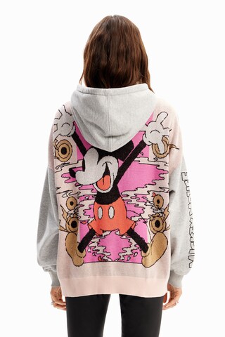 Giacca di felpa 'Mickey Mouse' di Desigual in grigio: frontale