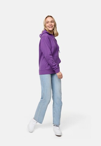 smiler. Sweatshirt in Purple: front