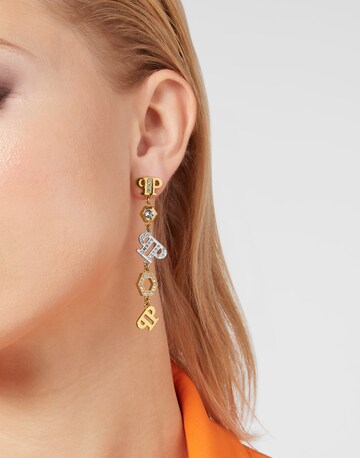 Philipp Plein Jewellery Oorbellen in Goud: voorkant