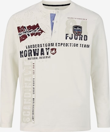 Jan Vanderstorm Sweatshirt ' Fionn ' in White: front