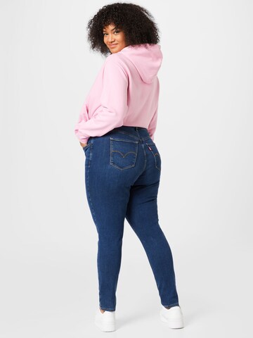 Skinny Jean '721™ High Rise Skinny' Levi's® Plus en bleu