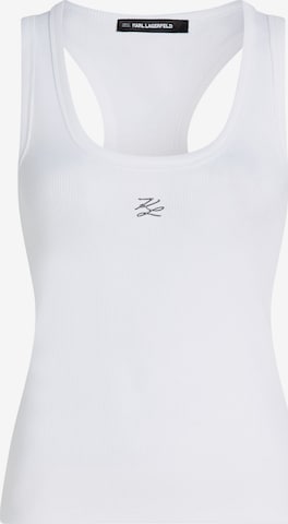 Karl Lagerfeld Top in Weiß: Vorderseite