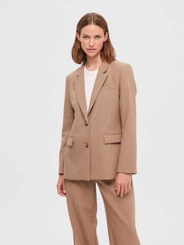 Blazer 'Rita' di SELECTED FEMME in marrone: frontale